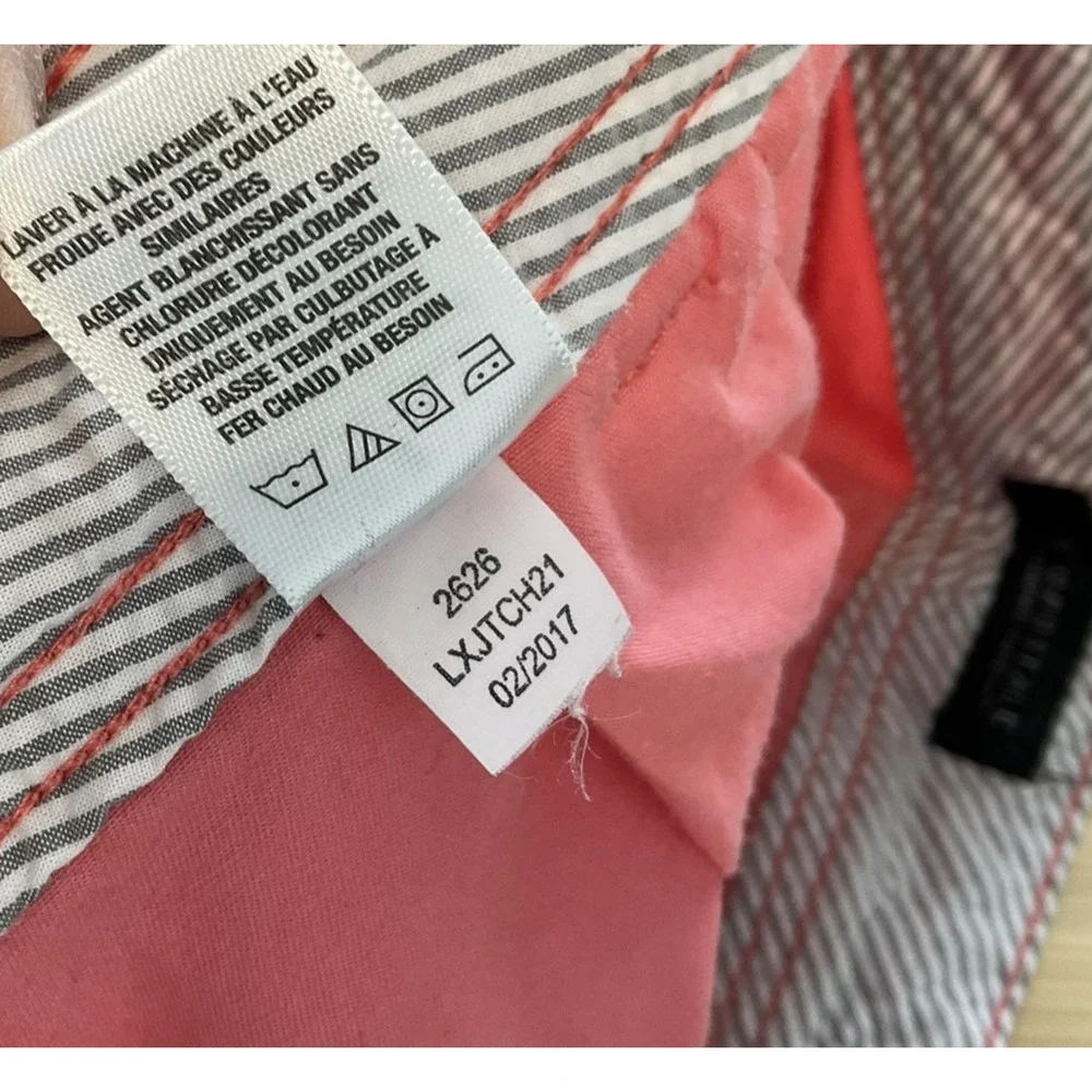 Aéropostale‎ Shorts Womens 4 Pink Chino Short Cuffed Twill Casual Pockets